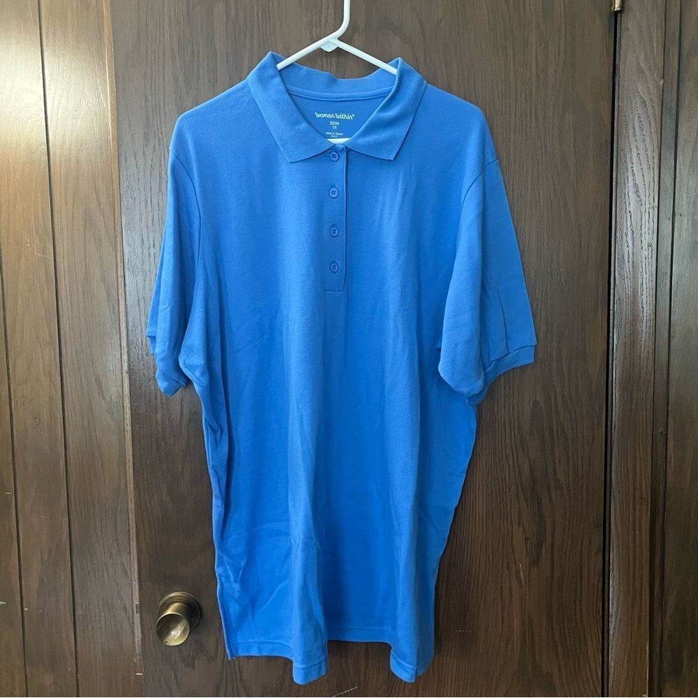 Woman Within Polo Top